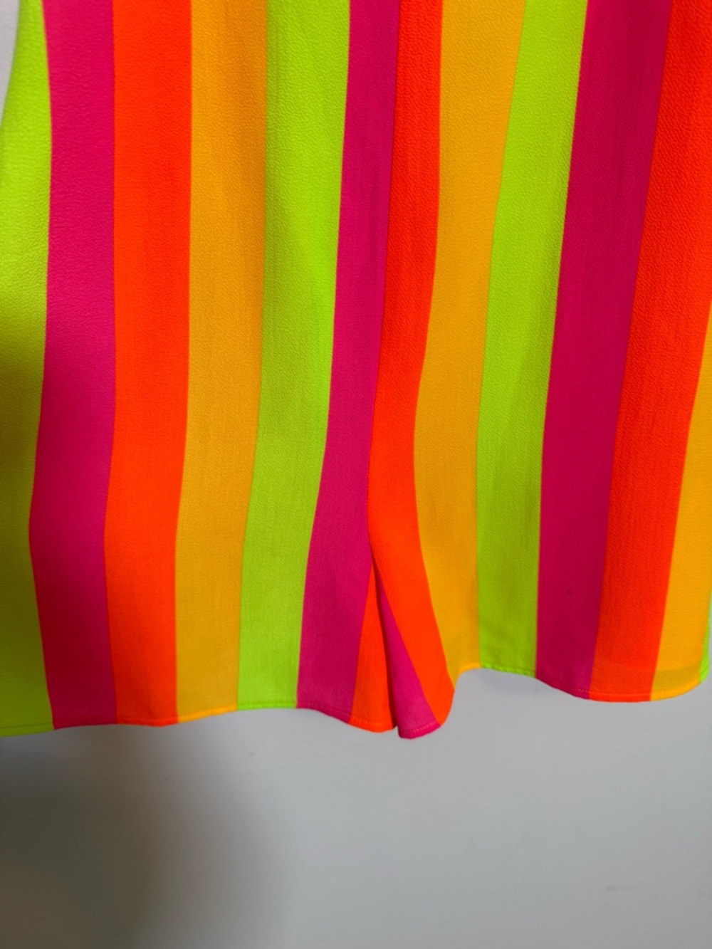 Show Me Your Mumu Neon Stripe Romper Colorful Festival Beach Summer Small - Picture 2 of 8